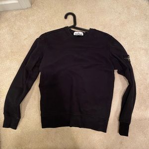 Stone Island Black Classic Crewneck sweatshirt